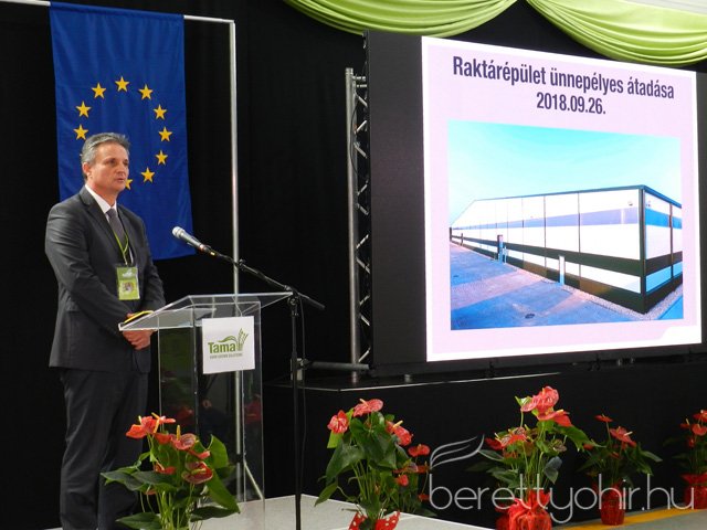 Tama raktárcsarnok átadó ünnepség 15